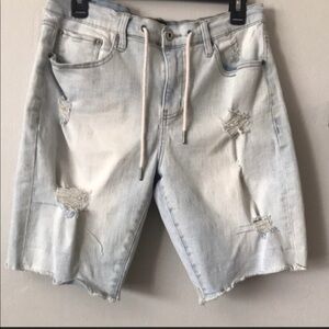 Mens RSQ London distressed Skinny jean shorts size 33. Used